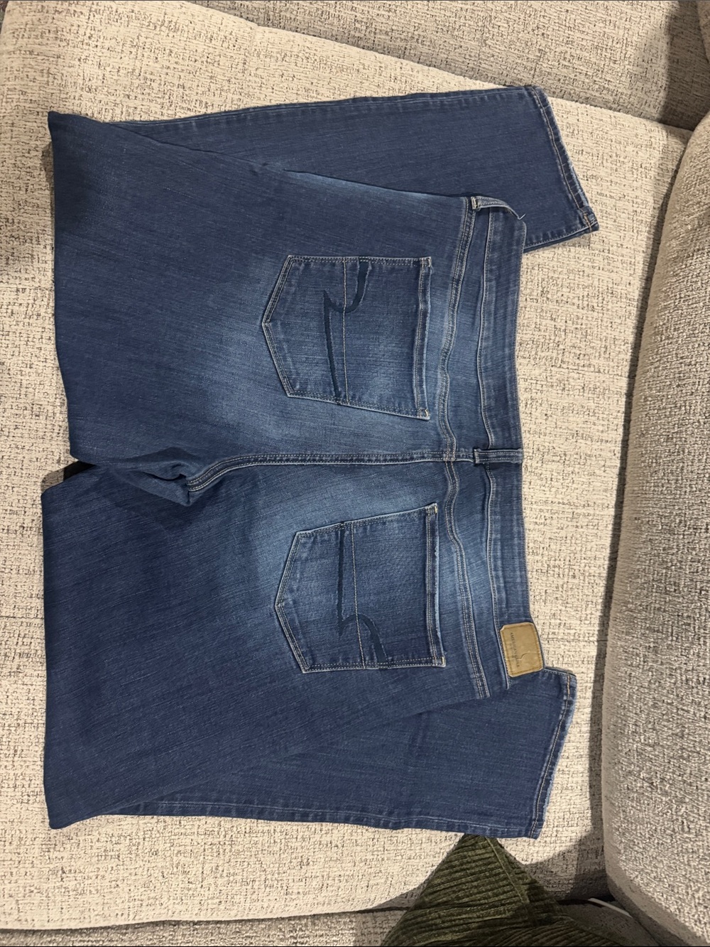 American Eagle Outfitters Skinny Jeans in Dark Blue Denim